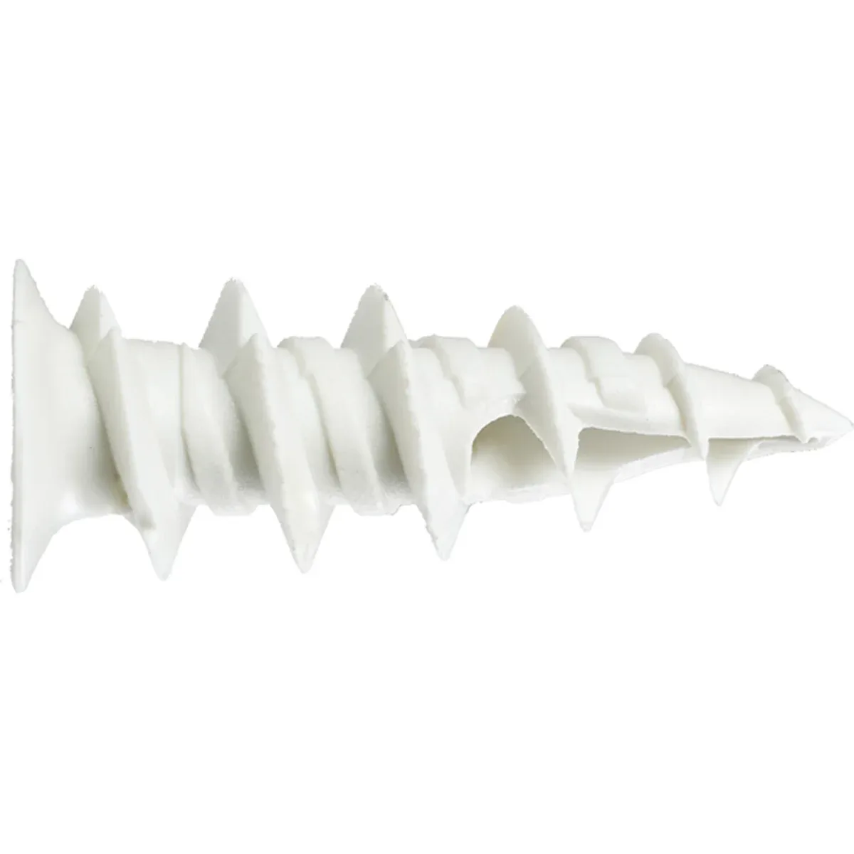 100 Chevilles pour Plaques de Plâtre, Nylon 13,5x37,5mm