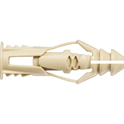 100 Universele Pluggen, Wit 6x29,5mm 1
