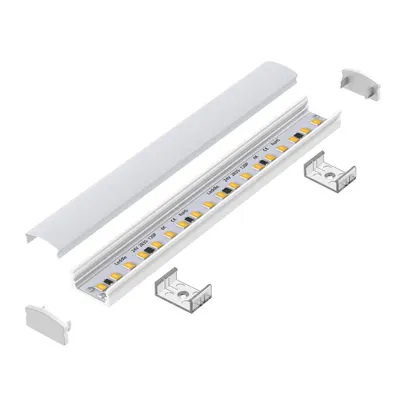 109023 - Profil Led 2 m Surface Blanc Alu-Ldp 2