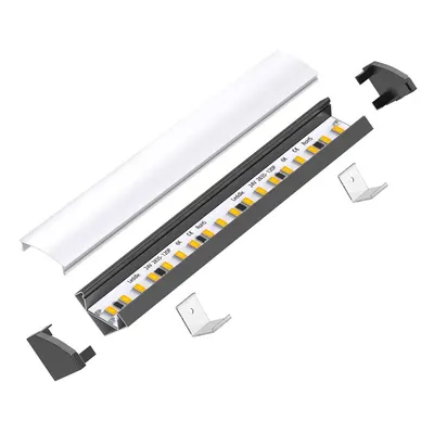 109030 - Profilé Led 1 m Coin Noir-Ldp 2
