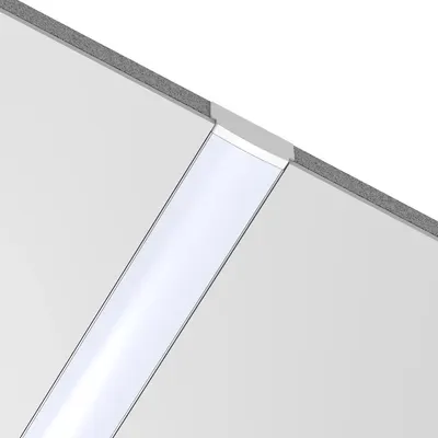 109036 - Profil Led 2 m Encastré Gyproc Alu-Ldp 4