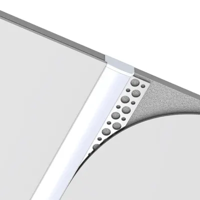 109036 - Profil Led 2 m Encastré Gyproc Alu-Ldp 6