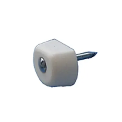 12 Shelf Supports Flattened Brown Pvc 15 mm