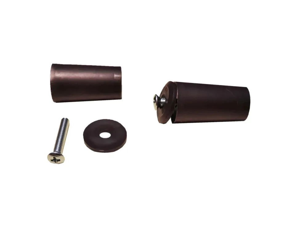 2 Roller Shutter Stop Stops, White 40 mm