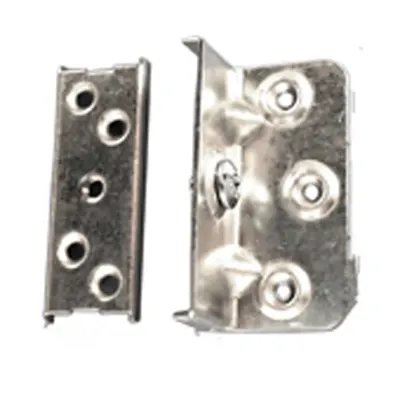 2 Bed Connections, Corner Shape 90x36/40mm