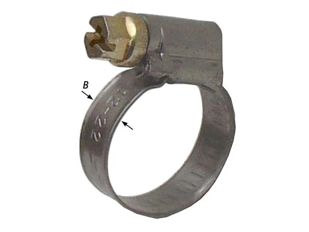 2 Darmklemmen, Koolstofstaal 110-130 mm