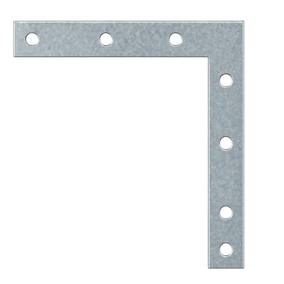 2 Hoekijzers Plat Breed Verz. 100 mm