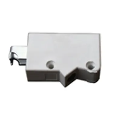 2 Cupboard Hangers White Pvc 59x35x18mm