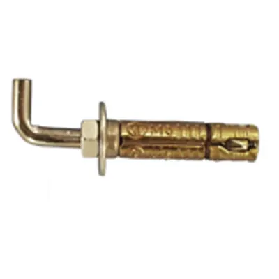 2 Metal Expansion Anchors with l-Hook M5x50 mm