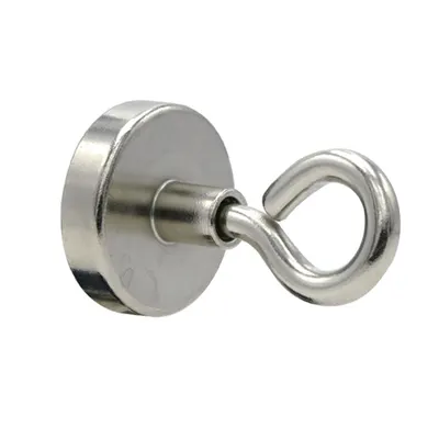 2 Neodymium Magneetogen Zilverkleurig