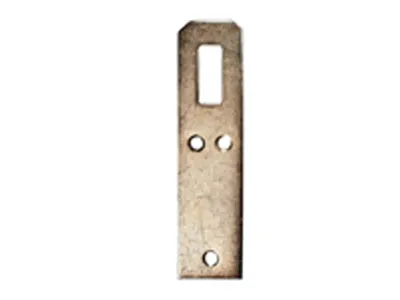 2 Shelf Hooks, Iron, Galvanized, 80x20 mm