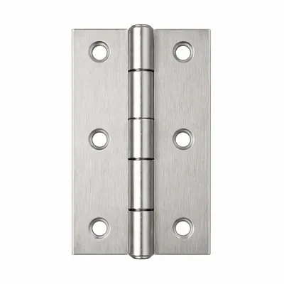2 Narrow Hinges Stainless Steel 70x40 mm