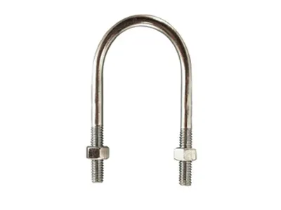 2 U-Bolts, Plated, for 2 Tubes M6x28mm