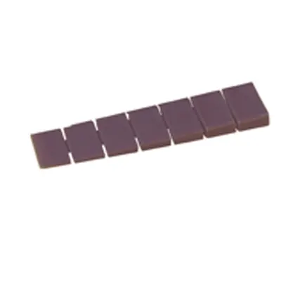 3 Furniture Blocks, Brown Plastic 1-8 mm