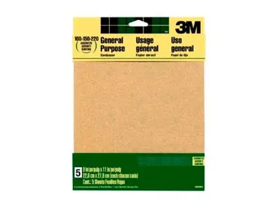 Papier Abrasif 3 m K100/k150/k220 228x279 mm 5 Pièces 2
