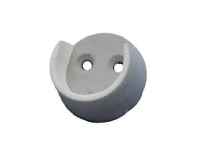 4 Tube Supports Front Wardrobe, Pvc F/p D.20mm