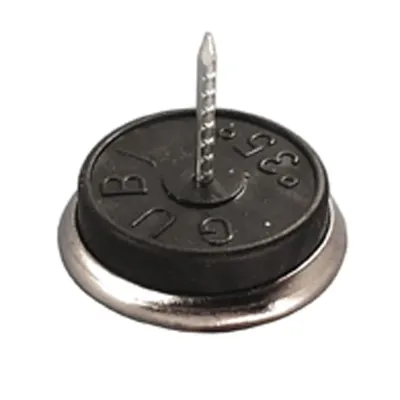 4 Elasta Furniture Gliders Steel 18 mm