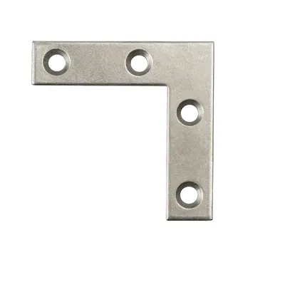 4 Angle Irons Flat Galvanized 70 mm