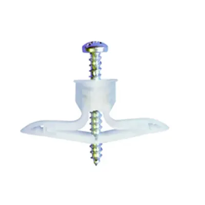 4 Hollow Wall Plugs, Nylon 6x28.25mm