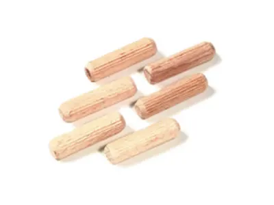50 Hardwood Dowels 6x30 mm
