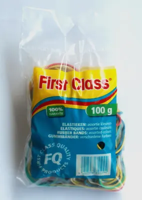 Elastiekjes Gekleurd 100 g Fc