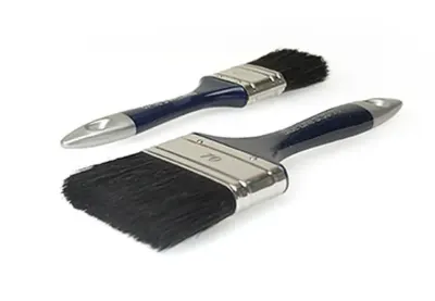 Paintb. Flat Plastic Black Hair 40