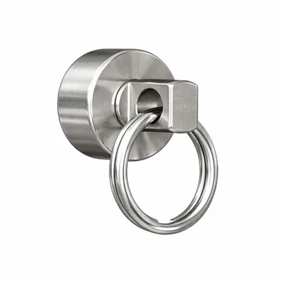 6 Neodymium Magn. with Key Ring Silver Color.
