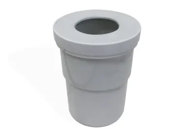 Toilet Connection Straight 100
