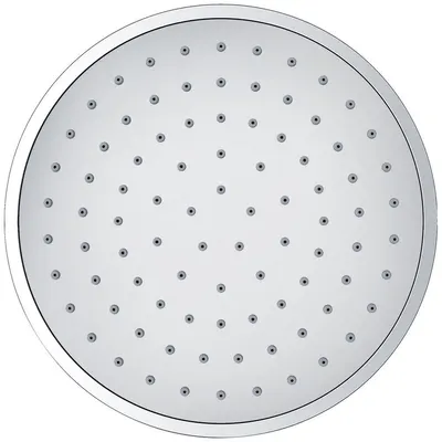 Abs Hoofddouch Rond 200 mm Chroom 2