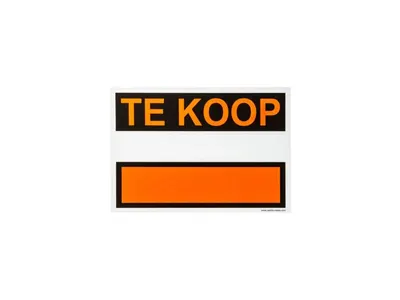 Affiche te Koop