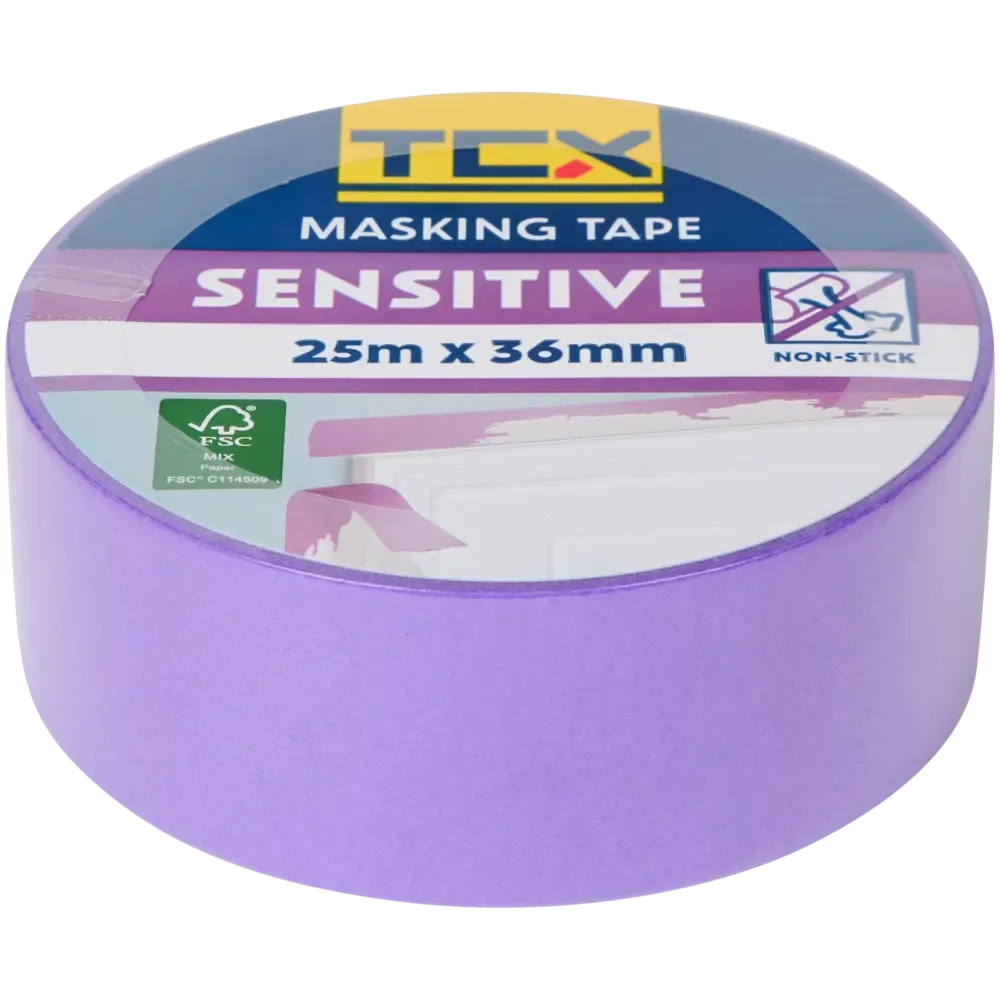 Afplaktape Purple 36 mm 25 m
