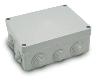 Junction Box Empty 10 Inputs 220x170x85