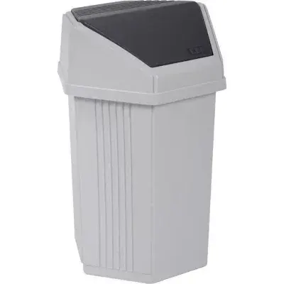 Afvalbak 15 l Wit/antr 1