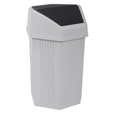 Afvalbak 25 l Wit/antr 1