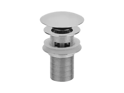 Afvoerplug 5/4 Verchroomd met Overloop Digiclic 1