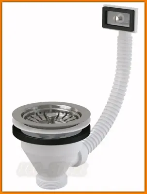 Alcaplast Crepine 6/4 met Overloop 115 mm 3