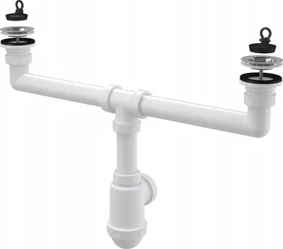 Alcaplast Dubb. Sifon 40-50 mm met Crepine