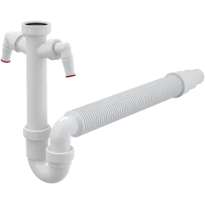Alcaplast Dubb. Siphon 50 mm 3