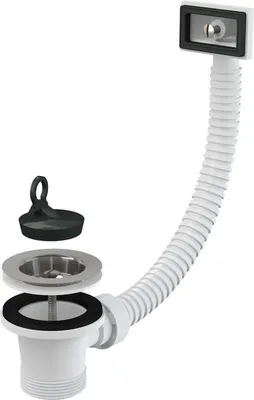 Alcaplast Gootsteenafvoer 6/4 70 mm Overloop