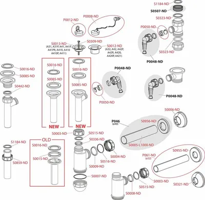 Alcaplast Potsiphon 40 mm 4