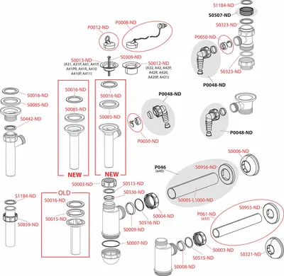 Alcaplast Potsiphon 40 mm 7