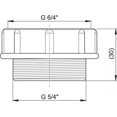Alcaplast Reductie 6/4f X 5/4m 4