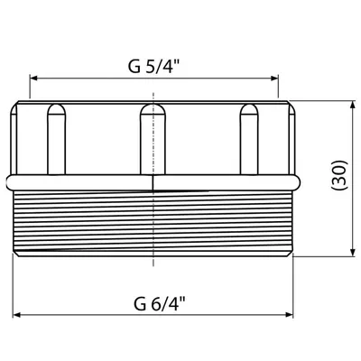 Réduction Alcaplast 6/4m X 5/4f 4