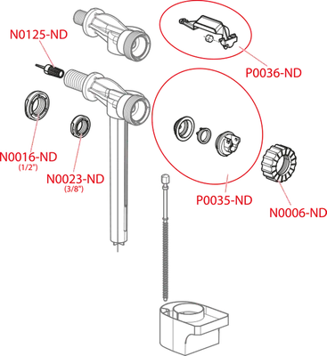 Alcaplast Float 3/8m 3