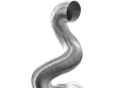Alu Flex Afvoerbuis 100 mm 3 m
