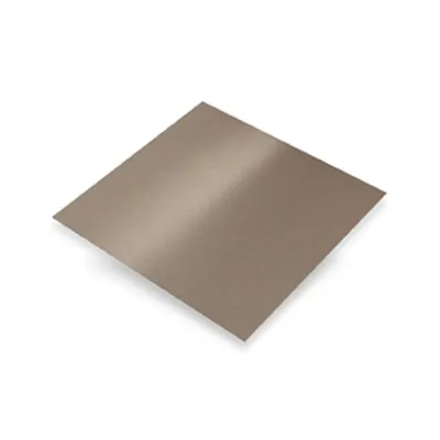Alu Plaat Koper Geborsteld 0,5 mm 500x250mm