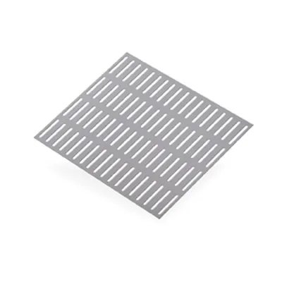 Alu Plaat Sleufperforatie 1 mm 500x250mm