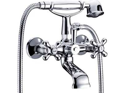 Ancona Robinetterie Baignoire/douche Chromé Complet