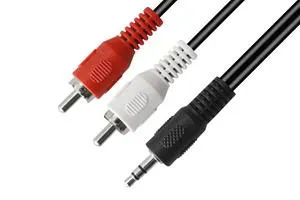 Audio Cbl 3.5 mm St.pl-2xrca Pl M/m 1.5 m