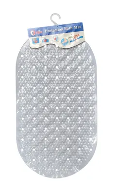 Bathmat White 38x67cm Studs